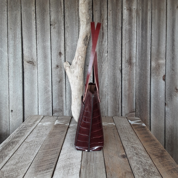 Handmade leather tote bag - Picture 4 of 11